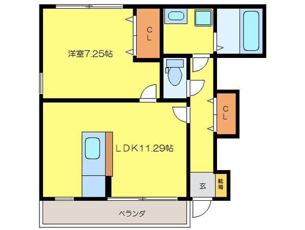 アルカンシエルの物件間取画像